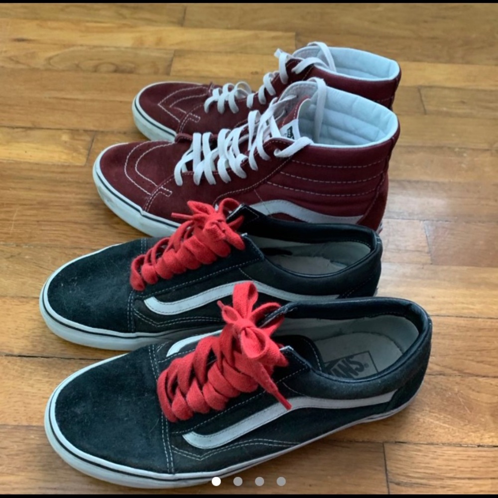 High Top and Low Top Vans | Size 10.5 Men’s |